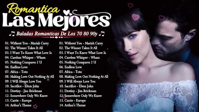 Las 100 Mejores Baladas En Ingles De Los 80 Y 90 ? Romanticas Viejitas En Ingles 80's