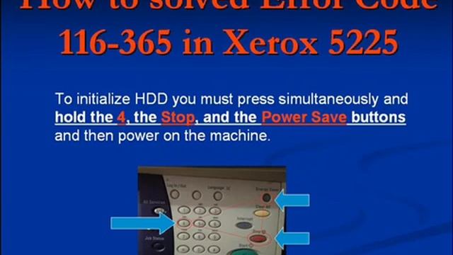 How to solve error code 116 365 in xerox - [SOLVED !! ] смотреть онлайн