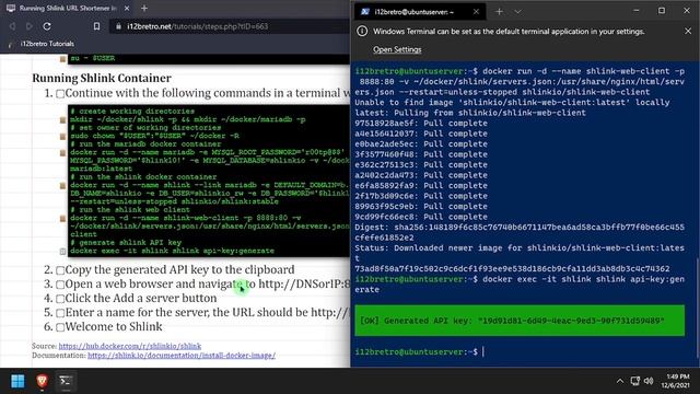 Running Shlink URL Shortener in Docker on Ubuntu Server смотреть онлайн