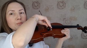 Как правильно вести смычок на скрипке часть 1/2