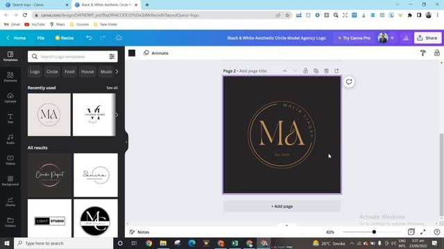 How To Make Professional Logo In Canva I Canva Logo Design I Malik Liaquat смотреть онлайн