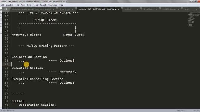 Tutorial 1 : PL SQL Introduction смотреть онлайн