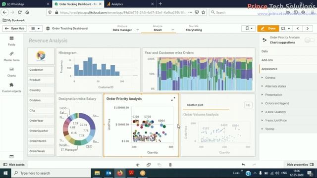 Qlik Sense Tutorial | Using Container Object in Qlik Sense смотреть онлайн