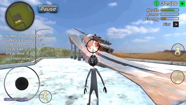 Amazing Crime Strange Stickman - Rope Vice Vegas #New Update | by HGamesArt | Android GamePlay HD смотреть онлайн