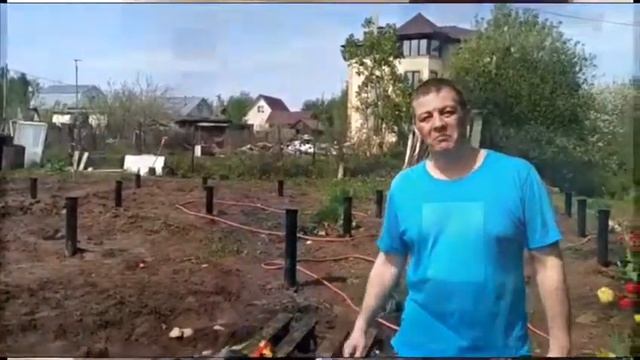 Сруб из бруса под усадку на свайно-винтовом фундаменте смотреть онлайн