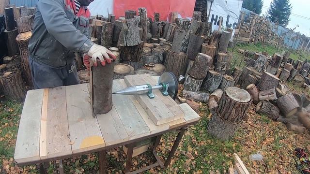 Делаем настольный конусный винтовой дровокол смотреть онлайн