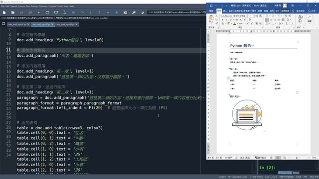 python 如何自動生成報告的應用 #python #python3 #python编程 #pythonprogramming #pythontutorial #pythonforbeginner смотреть онлайн