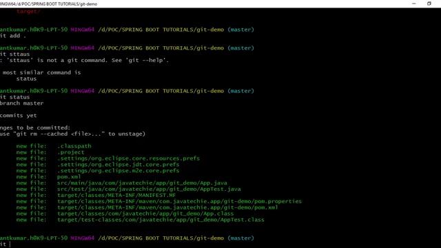 Git and GitHub Part 2 Setting up a local repository with (Staging ,Committing and logging) смотреть онлайн