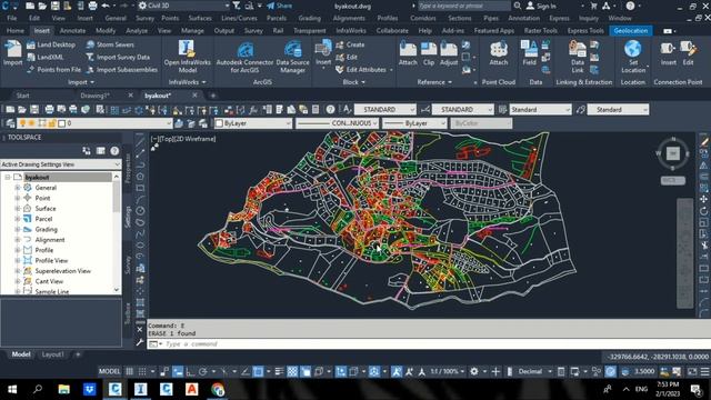 Import KML file from Google earth to Civil 3D смотреть онлайн