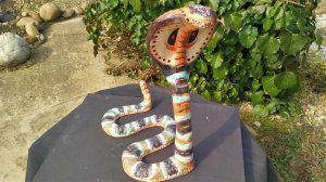 Кобра из цемента своими руками