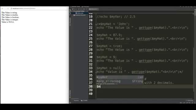 Variables in PHP 7 смотреть онлайн