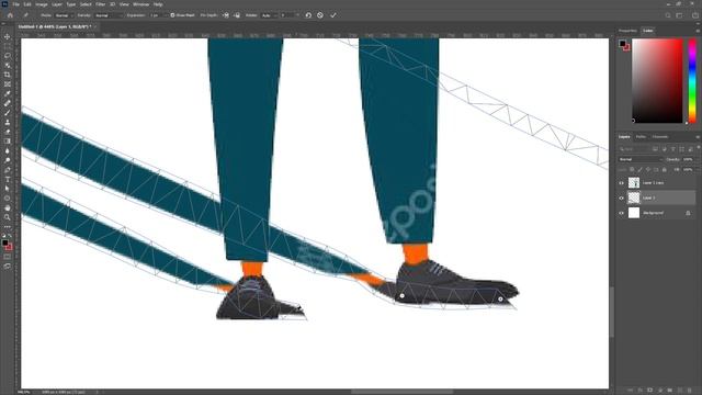Как нарисовать тень возле человека или объекта в Photoshop смотреть онлайн
