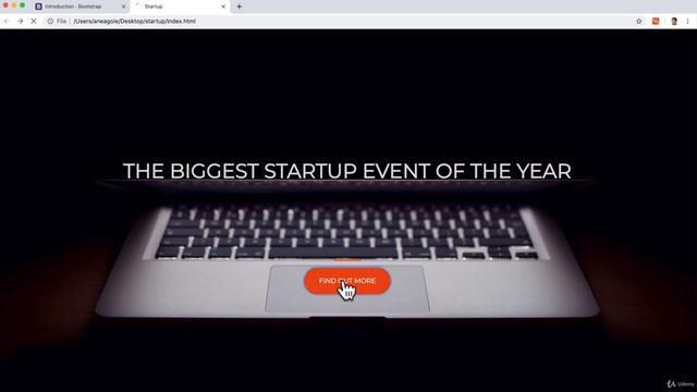Web Develop & Design Course (Part 27) - Bootstrap Exercise Startup Landing Page - FHD [NO ADS] смотреть онлайн