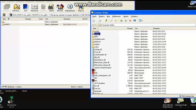 как поставить модели рук и оружей в C.S 1.6 смотреть онлайн
