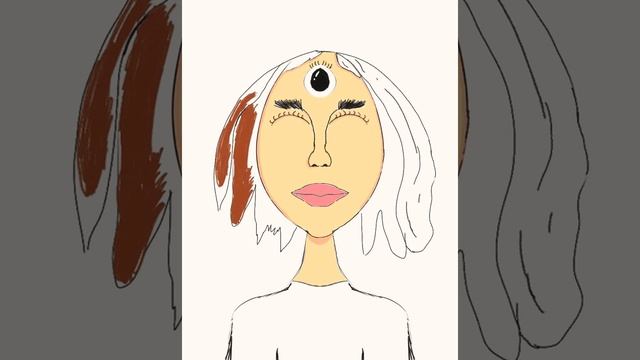 нарисовала портрет мамы в стиле Kristina Kaspi. смотреть онлайн