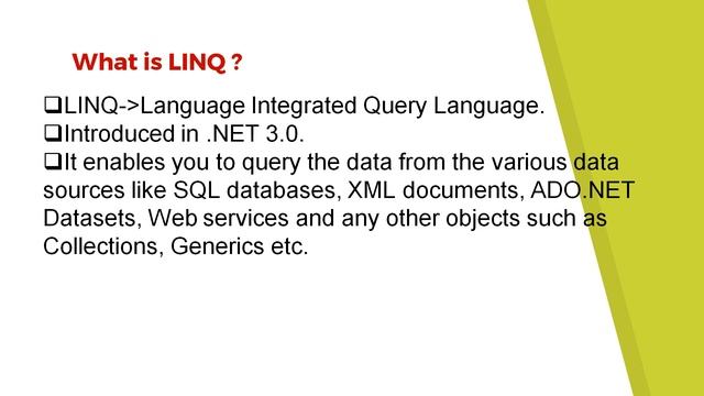 LINQ Introduction смотреть онлайн