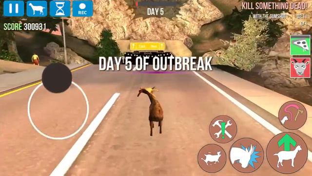 WERE DOING SURVIVAL MODE| Goat simulator “Goatz” смотреть онлайн