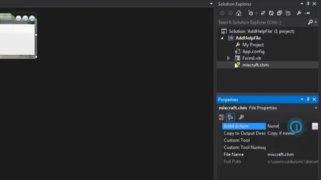 HOW TO ADD HELP CHM FILE TO VB 2013 PROJECT смотреть онлайн
