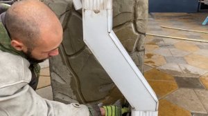 Своими руками-дикий камень из плиточного клея.