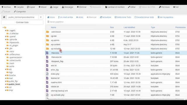 Dónde está el archivo .htaccess de Wordpress | Cómo encontrar el .haccess смотреть онлайн