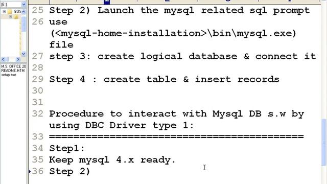 42 Advanced java tutorial |Retrieve data from Mysql database to java Type 1 JDBC driver | adv java смотреть онлайн