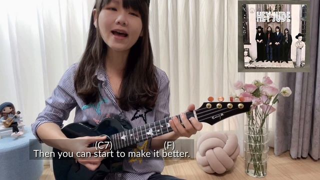 (93) Hey Jude - The Beatles｜Ukulele Cover смотреть онлайн