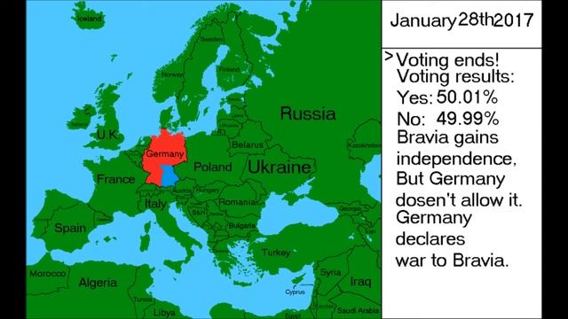 Alternate Future European Wars Episode 3 - The Bravian war for independence смотреть онлайн