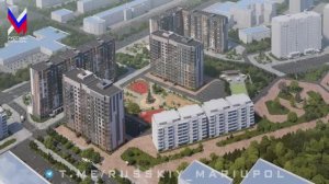 Мариуполь. 23 апреля, строительство третьего дома ЖК "Ленинградский" квартал, вероятно "Литер 15"