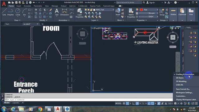 How to switch between 2D and 3D in Autocad смотреть онлайн