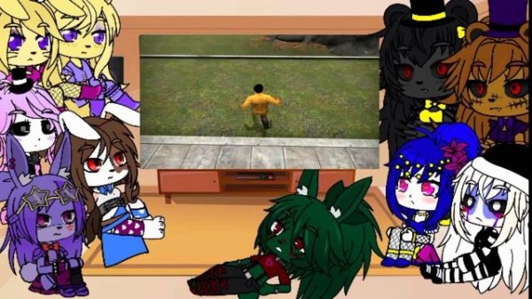 FNIA реакция на Sanek ( Выживания в адской школе)