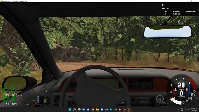 BeamNG.drive (Time Trials) (Chevrolet Caprice Classic (1991) [Red (Mati Rial)]) смотреть онлайн