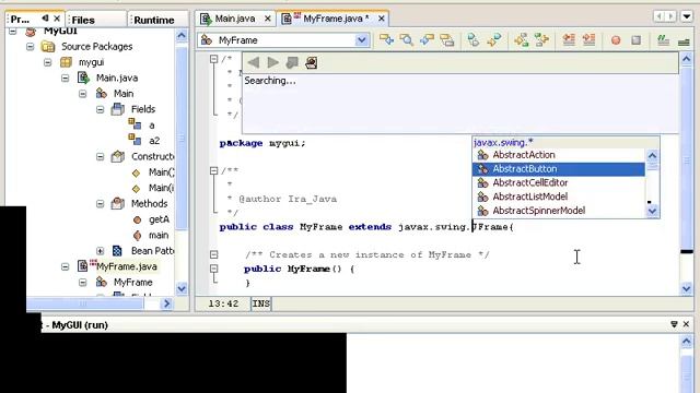 Урок №131. Java. Работа с JFrame смотреть онлайн