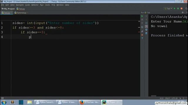 23 -5- If Statement Exercise 05 - Python Sinhala смотреть онлайн