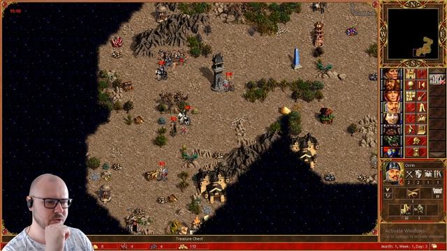 Stronghold practice game || Heroes 3 gameplay || Heroes 3 walkthrough || Alex_The_Magician смотреть онлайн