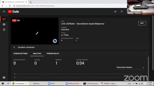 LIVE: ESP8266 – MicroPython based Webserver | #ElecrowMaker смотреть онлайн