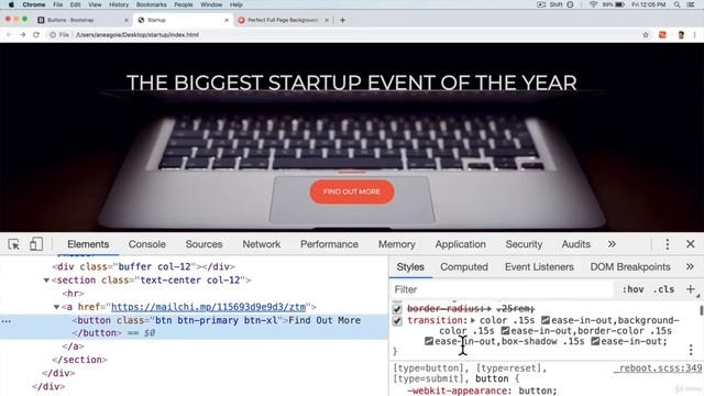 8. Bootstrap 4, Templates, And Building Your Startup Landing Page |7.Exercise Startup Landing Page смотреть онлайн