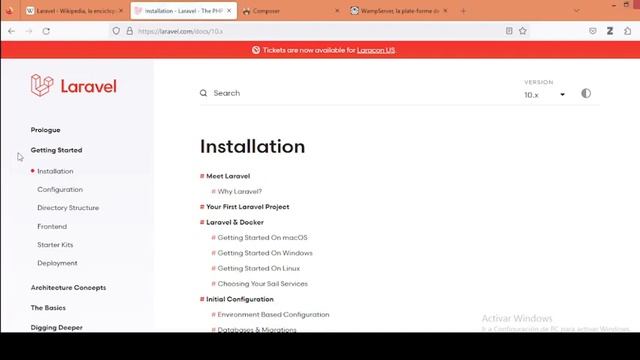 Laravel 10. Descargar e instalar paso a paso con Composer. смотреть онлайн