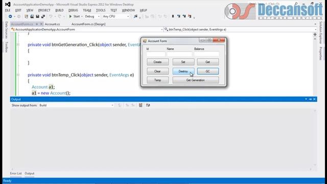 C# Language Tutorial | Garbage Collection in C# | How to Destroy Objects in C# by Sandeep Soni смотреть онлайн