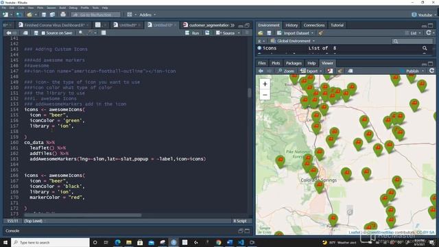 How to Create Custom Leaflet Icons using R смотреть онлайн