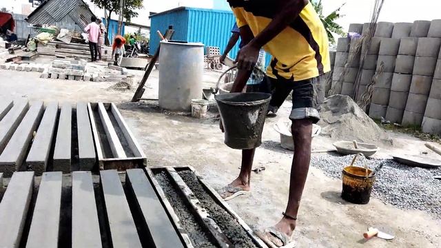 RCC Fencing Pole | Making Cement Pillar | Cement Fence Post смотреть онлайн