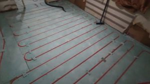 Тёплый пол без стяжки (сборная стяжка) своими руками. Бюджетно.