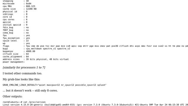 Not all Cores activated, NR_CPUS limit exceeded (2 Solutions!!) смотреть онлайн