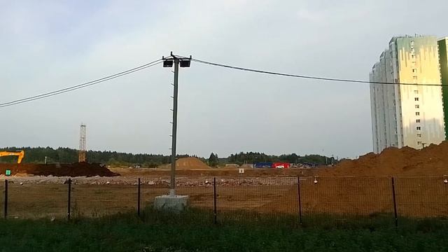 Школа в Голубом,на начальном этапе строительства.Конец августа 2022г смотреть онлайн