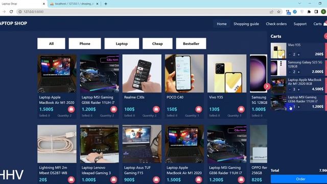 PHP & MYSQL - Shoping management website system смотреть онлайн