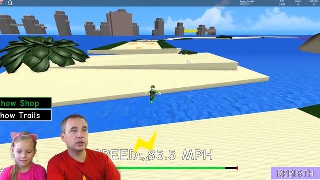 СИМУЛЯТОР СКОРОСТИ Я стал САМЫМ БЫСТРЫМ ИГРОКОМ по стенам! ROBLOX speed ?Parkour Simulator смотреть онлайн