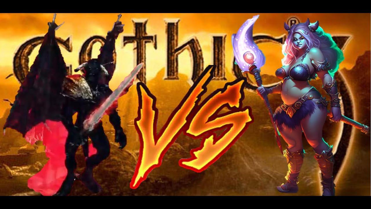 38. Огриха vs Демон! Теперь точно подерутся! Ещё один элемент супер-доспеха. Gothic 3. Union+ смотреть онлайн