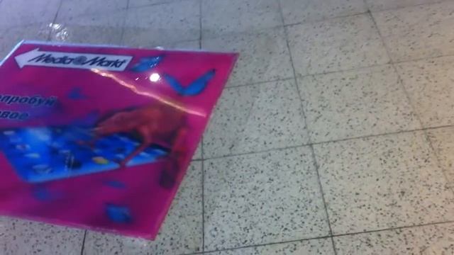 Напольная графика в ТЦ "Мега Белая дача" для Media Markt смотреть онлайн