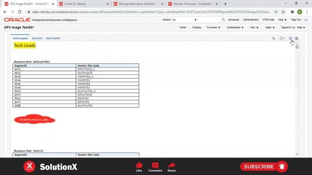Business Intelligence Publisher - Oracle Fusion (Part 18) | Oracle Tutorial | SolutionX смотреть онлайн