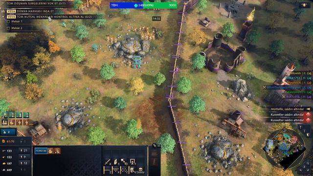 Bunlar Hep Tecrübe! 4v4 Sıralı Takım Mücadelesi! w/@Yellowish Age of Empires IV Kutsal Roma Oynanış смотреть онлайн