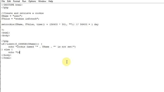 Create and retrieve a cookie php смотреть онлайн